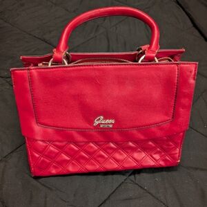 Guess Red Quilted Women's Bag